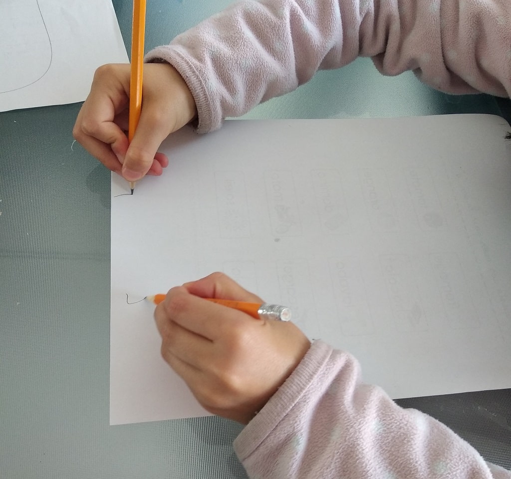 ציור בשתי ידיים בו זמנית