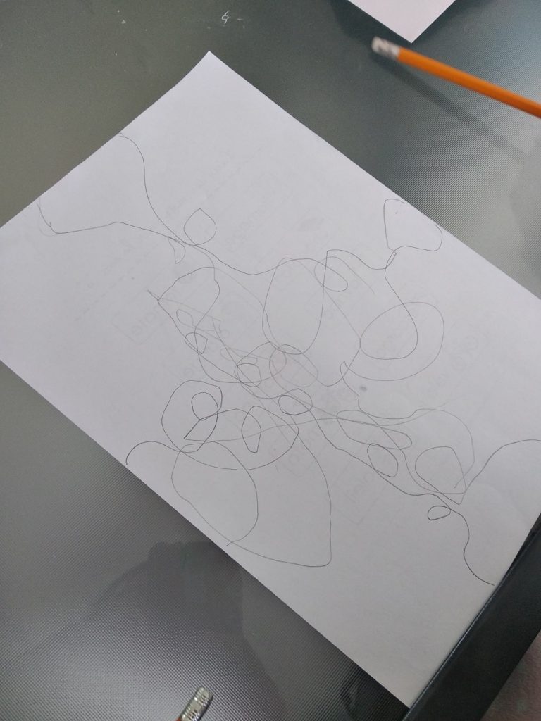 ציור בשתי ידיים בו זמנית