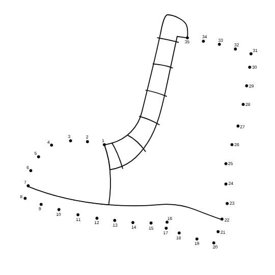 דפי עבודה קו נקודה לחורף