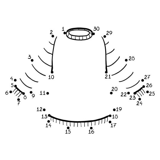 דפי עבודה קו נקודה לחורף