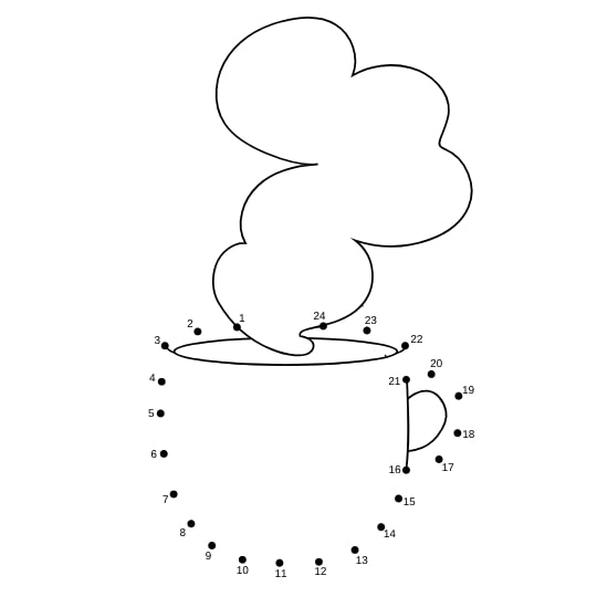 דפי עבודה קו נקודה לחורף