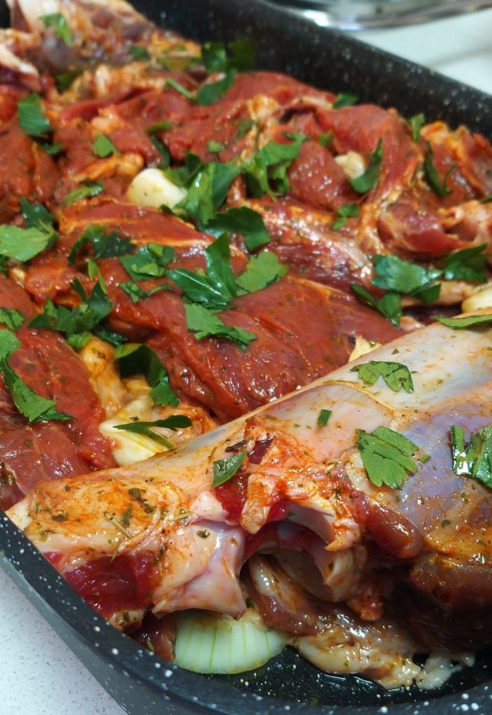 כתף כבש בתנור