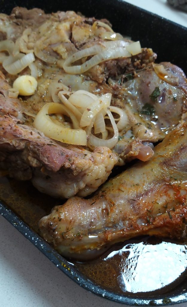 כתף כבש בתנור