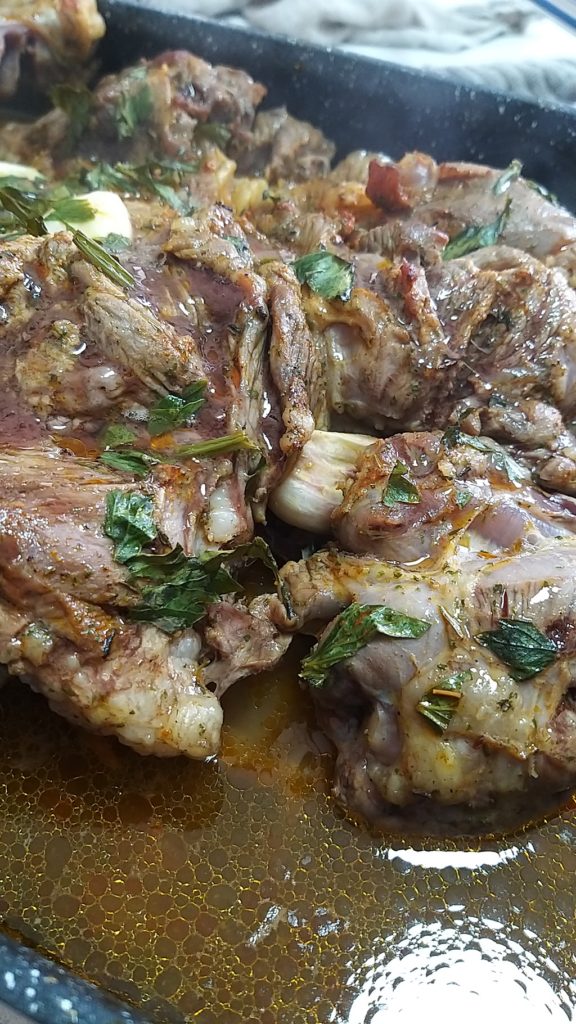 כתף כבש בתנור