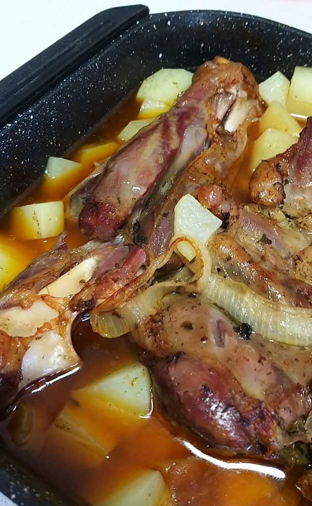 זרוע כבש בתנור