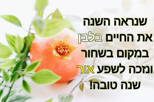 ברכה קצרה לראש השנה ללקוחות