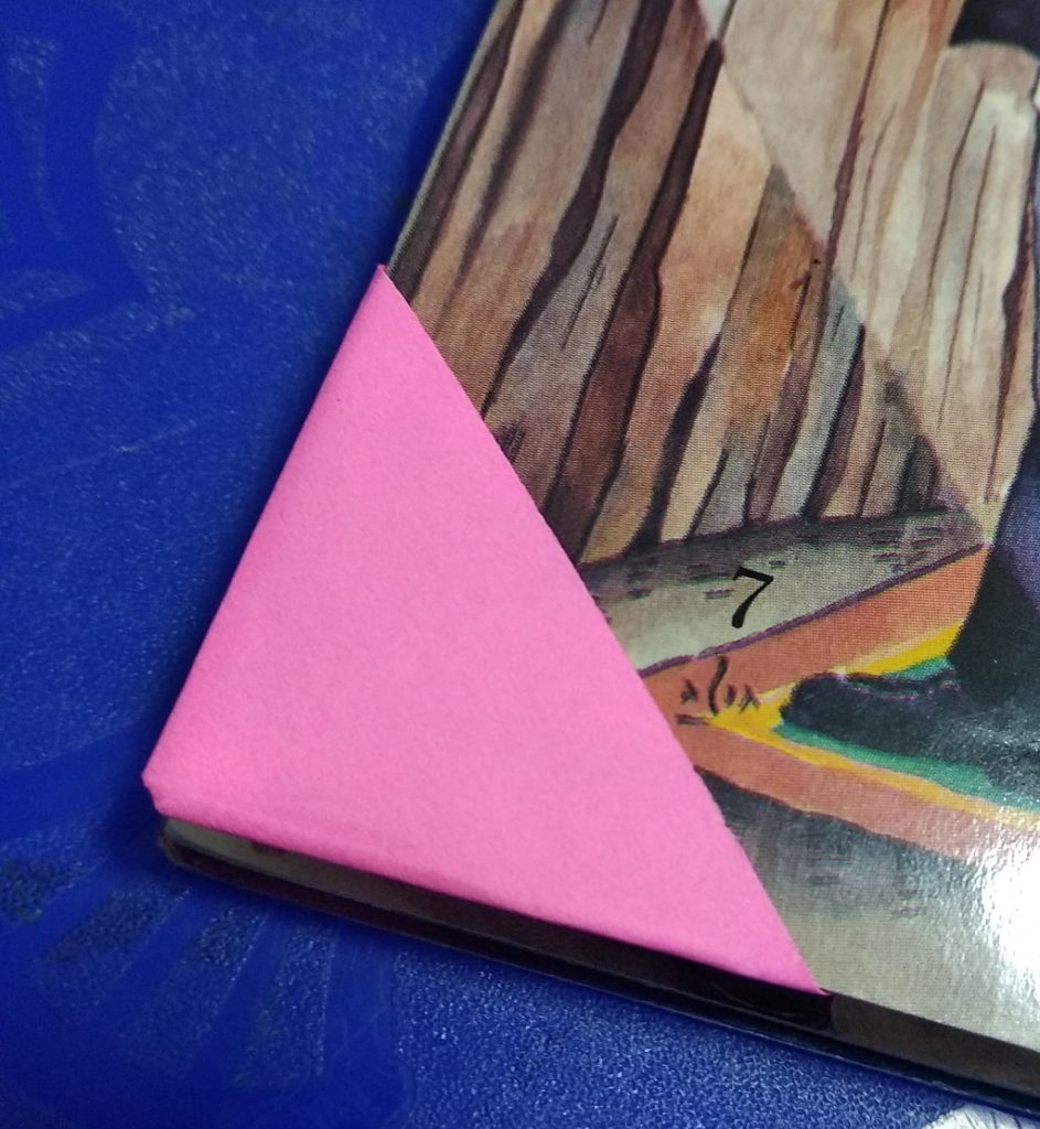 סימניית לב מאוריגמי