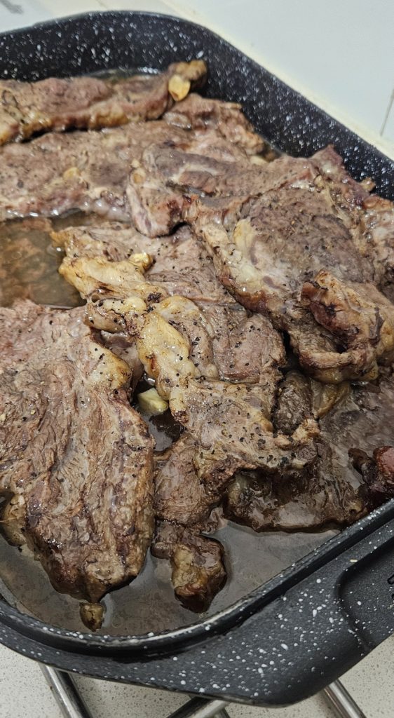 סטייק אנטריקוט בתנור