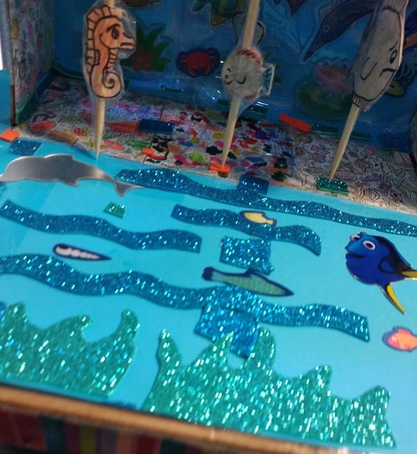 אקווריום מקופסת נעליים