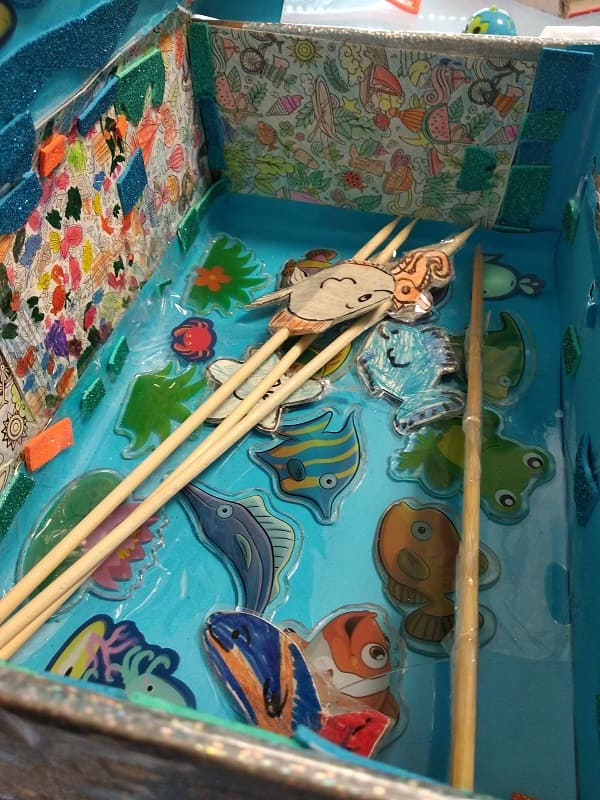 אקווריום מקופסת נעליים