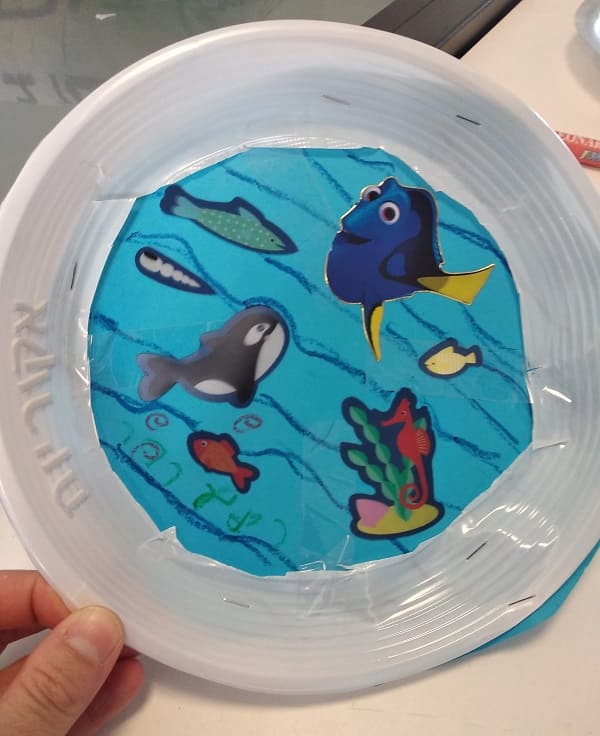 אקווריום מצלחת פלסטיק