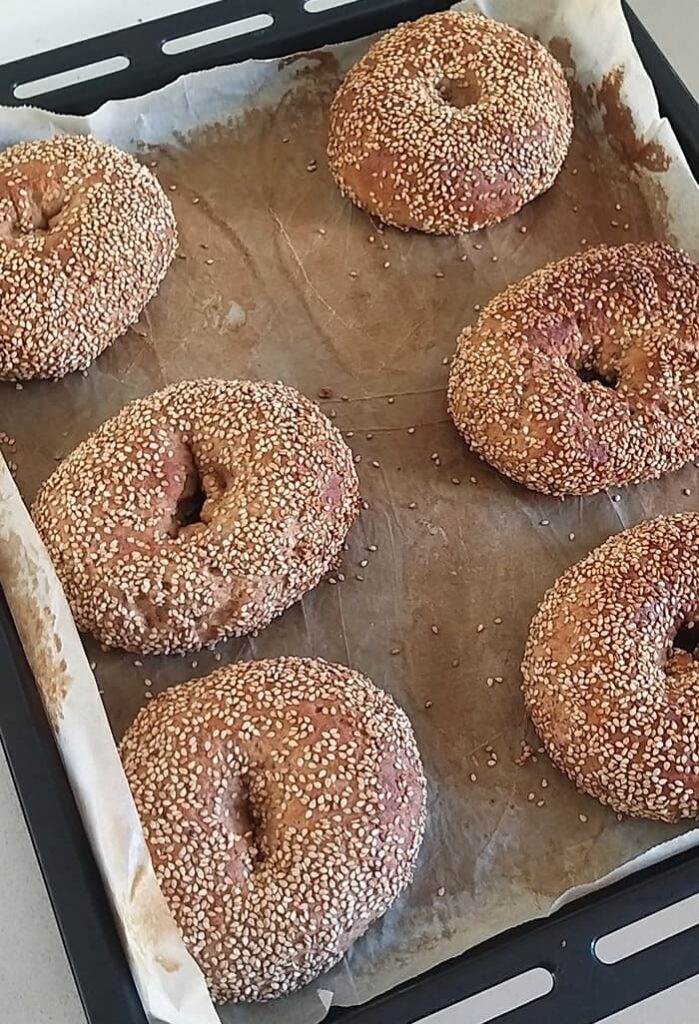 לחם בייגלה מקמח כוסמין מלא